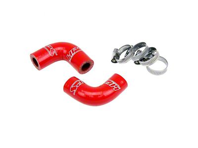 HPS Silicone Oil Cooler Coolant Elbow Hose Kit; Red (03-06 5.9L RAM 3500)