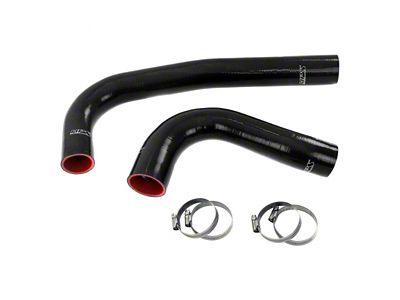 HPS Silicone Radiator Coolant Hose Kit; Black (10-12 6.7L RAM 3500)