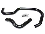 Silicone Radiator Coolant Hose Kit; Black (07-13 V8 Sierra 1500)