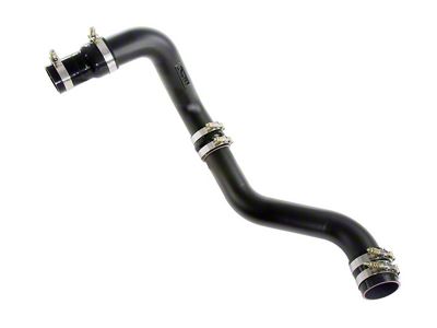 HPS Intercooler Hot Side Charge Pipe; Wrinkle Black (13-16 6.6L Duramax Sierra 2500 HD)