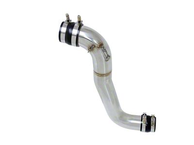 HPS Intercooler Cold Side Charge Pipe; Polished (11-16 6.6L Duramax Sierra 3500 HD)