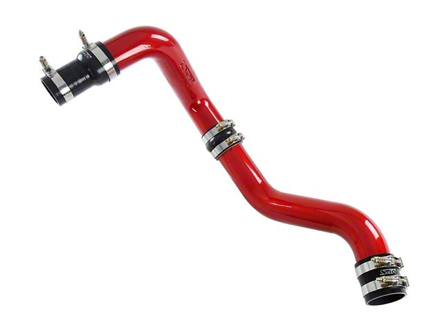 HPS Intercooler Hot Side Charge Pipe; Red (13-16 6.6L Duramax Sierra 3500 HD)