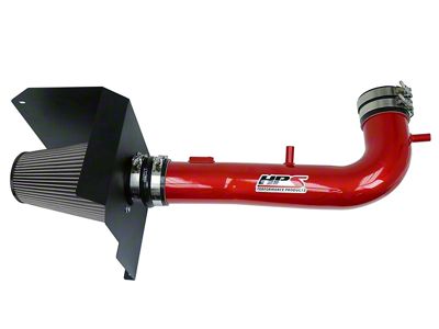 HPS Shortram Cold Air Intake; Red (14-18 5.3L Silverado 1500)