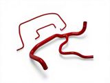 Silicone Radiator Coolant Hose Kit; Red (14-18 V8 Silverado 1500)