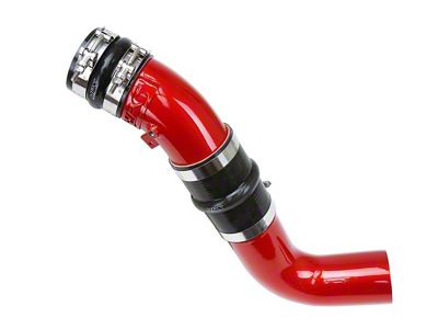 HPS Intercooler Cold Side Charge Pipe; Red (17-25 6.6L Duramax Silverado 3500 HD)