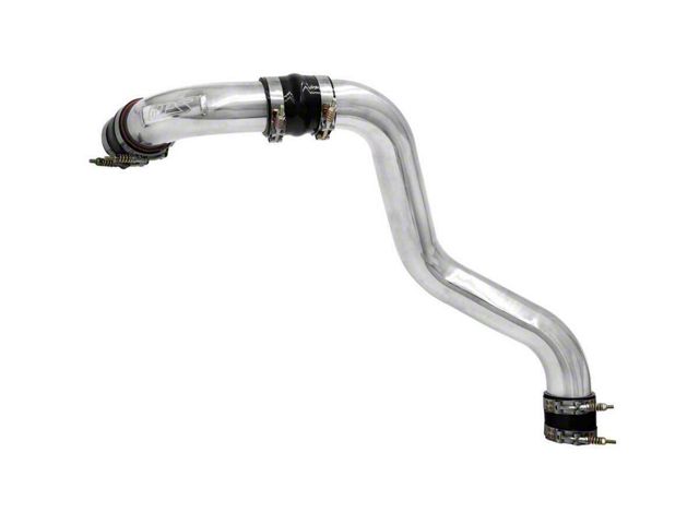 HPS Intercooler Hot Side Charge Pipe; Polished (17-19 6.6L Duramax Silverado 3500 HD)
