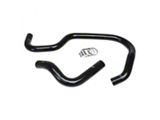 Silicone Radiator Coolant Hose Kit; Black (07-14 6.0L Silverado 3500 HD)