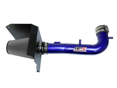 HPS Shortram Cold Air Intake; Blue (15-18 5.3L Tahoe)