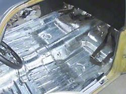 Hushmat Sound Deadening and Insulation Kit; Floor Pan (87-04 Dakota Regular Cab)