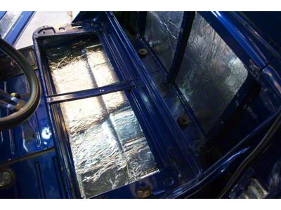 Hushmat Sound Deadening and Insulation Kit; Floor Pan (09-14 F-150 SuperCrew)