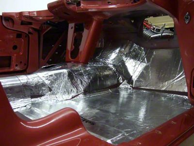 Sound Deadening and Insulation Kit; Floor Pan (15-25 F-150 SuperCrew)