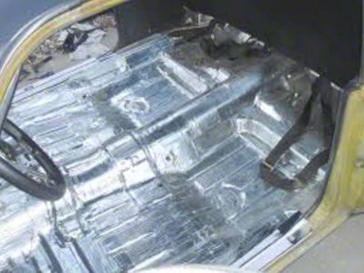 Sound Deadening and Insulation Kit; Floor Pan (10-18 RAM 3500 Crew Cab, Mega Cab)