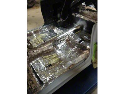 Hushmat Sound Deadening and Insulation Kit; Floor Pan (19-25 Ranger SuperCrew)