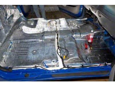 Sound Deadening and Insulation Kit; Floor Pan (07-13 Sierra 1500 Crew Cab)