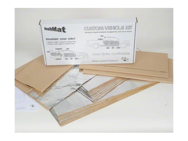 Sound Deadening and Thermal Insulation Complete Kit (07-13 Silverado 1500 Crew Cab)