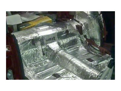 Hushmat Sound Deadening and Insulation Kit; Floor Pan (19-25 Silverado 1500 Crew Cab)