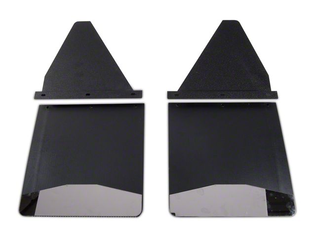 Husky Liners Kick Back Mud Flaps 12in Wide 17100 Black Top & Stainless Steel Weight Husky Liners Kick Back Mud Flaps 12in Wide 17100 Black Top & Stainless Steel Weight