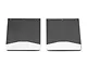 12-Inch Wide KickBack Mud Flaps; Front or Rear; Textured Black Top and Stainless Steel Weight (04-18 RAM 1500)