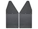 12-Inch Wide KickBack Mud Flaps; Front or Rear; Textured Black Top and Weight (04-18 RAM 1500)