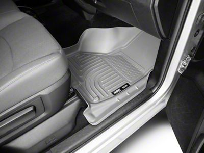 Husky Liners WeatherBeater Front and Second Seat Floor Liners; Gray (09-18 RAM 1500 Quad Cab, Crew Cab)