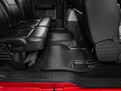 Husky Liners Classic Second Seat Floor Liner; Black (04-08 F-150 SuperCab, SuperCrew)