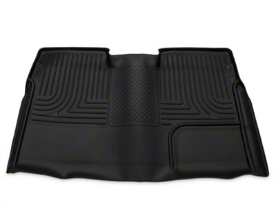 Husky Liners WeatherBeater Second Seat Floor Liner; Full Coverage; Black (09-14 F-150 SuperCrew)