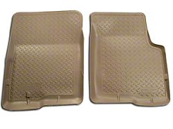 Classic Front Floor Liners; Tan (01-03 F-150 SuperCrew)