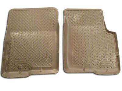 Classic Front Floor Liners; Tan (01-03 F-150 SuperCrew)