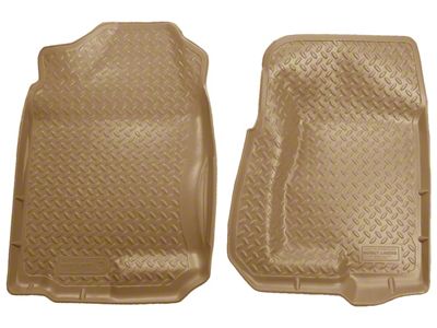 Classic Front Floor Liners; Tan (99-06 Silverado 1500 Extended Cab, Crew Cab)