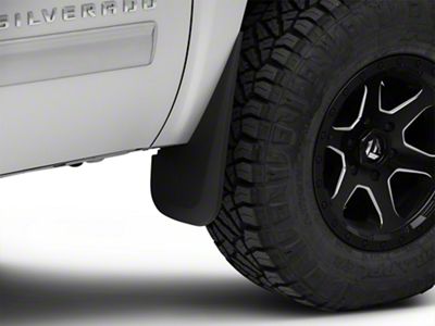 Husky Liners Mud Guards; Front (07-13 Silverado 1500 w/o OE Fender Flares)
