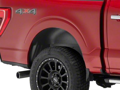 Rear Wheel Well Guards; Black (21-24 F-150, Excluding Raptor)