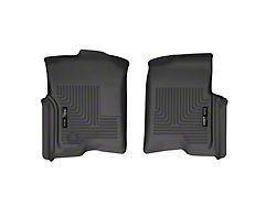 Husky Liners WeatherBeater Front Floor Liners; Black (04-08 F-150 w/ Manual Transfer Case Shifter)