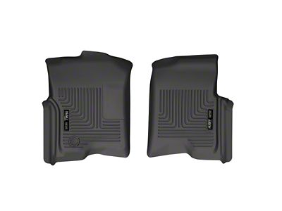 Husky Liners WeatherBeater Front Floor Liners; Black (04-08 F-150 w/ Manual Transfer Case Shifter)