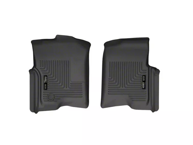 Husky Liners WeatherBeater Front Floor Liners; Black (04-08 F-150 w/ Manual Transfer Case Shifter)