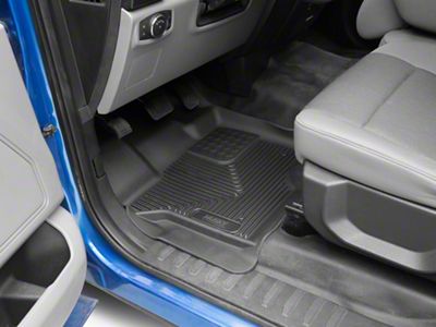 Husky Liners WeatherBeater Front and Second Seat Floor Liners; Black (15-24 F-150 SuperCab)