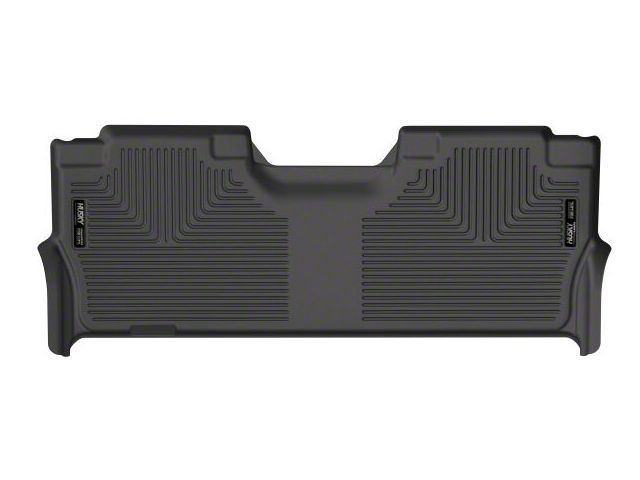 Husky Liners WeatherBeater Second Seat Floor Liner; Black (21-24 F-150 SuperCrew w/ Rear Underseat Storage)