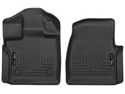 X-Act Contour Front Floor Liners; Black (15-24 F-150 Regular Cab)