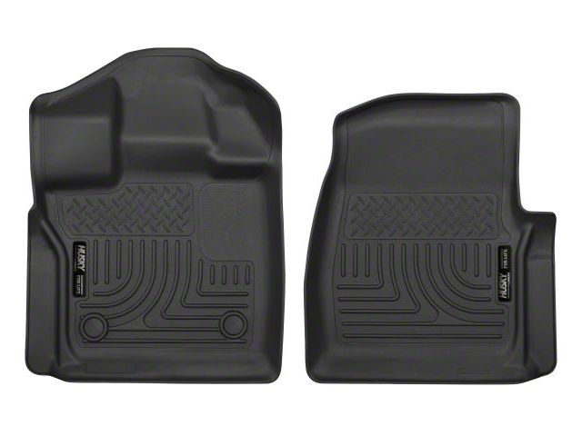 X-Act Contour Front Floor Liners; Black (15-24 F-150 Regular Cab)