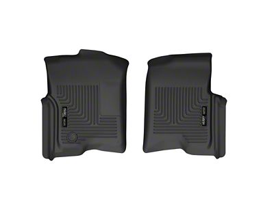 X-Act Contour Front Floor Liners; Black (04-08 F-150 w/ Manual Transfer Case Shifter)