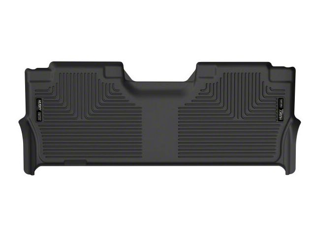 Husky Liners X-Act Contour Second Seat Floor Liner; Black (21-24 F-150 SuperCrew w/ Rear Underseat Storage)