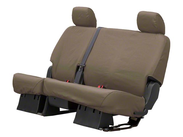 Heavy Duty Second Row Seat Cover; Taupe (17-22 F-350 Super Duty SuperCrew)