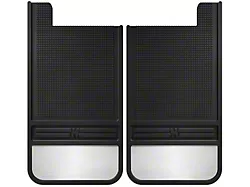 Husky Liners MudDog Mud Flaps with Stainless Steel Weight; Rear (Universal; Some Adaptation May Be Required)