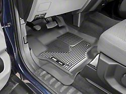 Husky Liners WeatherBeater Front and Second Seat Floor Liners; Black (17-25 F-350 Super Duty SuperCrew w/ Rear Underseat Storage)