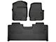 Husky Liners WeatherBeater Front and Second Seat Floor Liners; Black (17-22 F-350 Super Duty SuperCab)