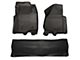 Husky Liners WeatherBeater Front and Second Seat Floor Liners; Footwell Coverage; Black (11-12 F-350 Super Duty SuperCrew w/o Floor Shifter)