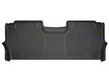 Husky Liners WeatherBeater Second Seat Floor Liner; Black (17-26 F-350 Super Duty SuperCrew w/ Rear Underseat Storage)