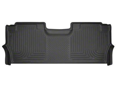 Husky Liners WeatherBeater Second Seat Floor Liner; Black (17-25 F-350 Super Duty SuperCrew w/ Rear Underseat Storage)