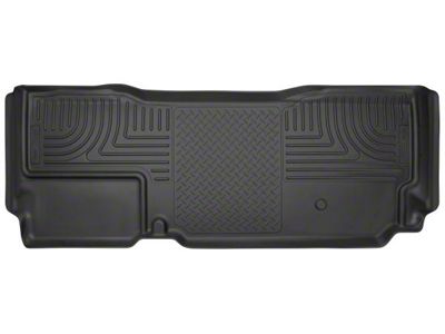 Husky Liners WeatherBeater Second Seat Floor Liner; Black (11-16 F-350 Super Duty SuperCab)