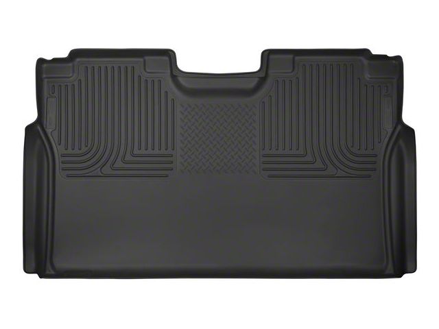 Husky Liners X-Act Contour Second Seat Floor Liner; Full Coverage; Black (17-22 F-350 Super Duty SuperCrew)