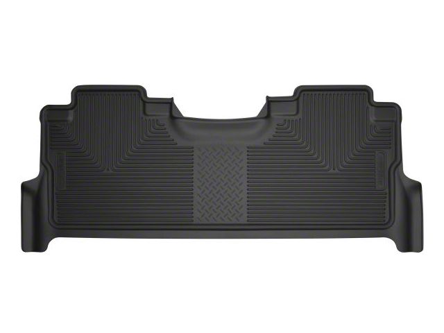 Husky Liners X-Act Contour Second Seat Floor Liner; Black (17-22 F-350 Super Duty SuperCrew w/ Rear Underseat Storage)